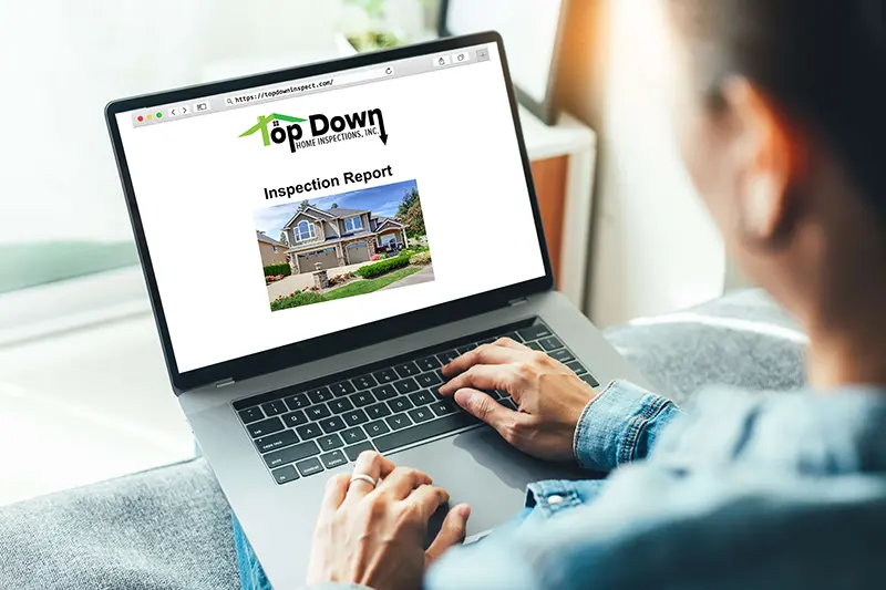 home inspection for house with picket fence